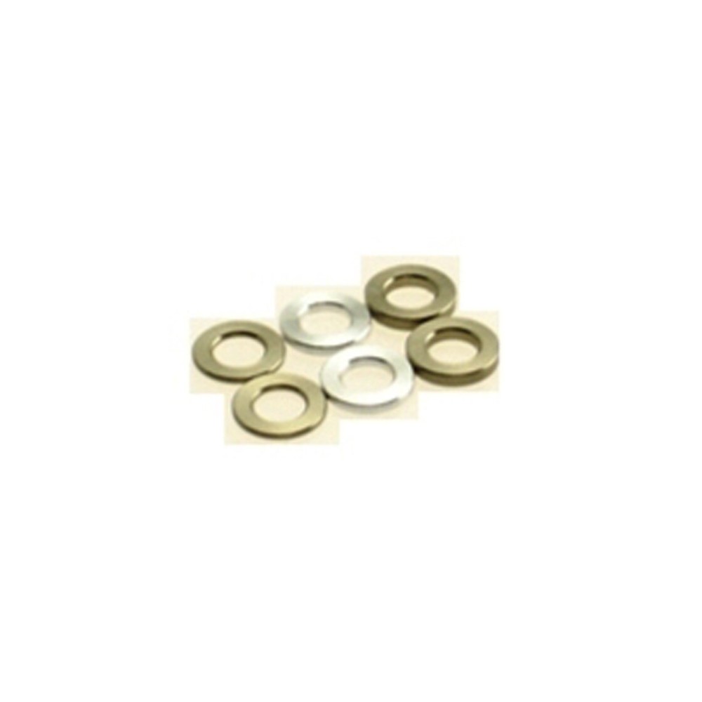 Hiro Seiko 3mm Alloy Spacer Set (0.5t/0.75t/1.0t) [Ti] ( 6 pcs (2 pcs each)) HS-69448