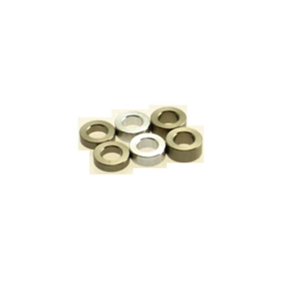 Hiro Seiko 3mm Alloy Spacer Set (1.5t/2.0t/2.5t) [Ti] ( 6 pcs (2 pcs each)) HS-69455