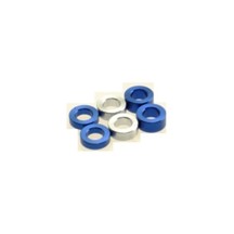 Hiro Seiko 3mm Alloy Spacer Set (1.5t/2.0t/2.5t) [Y-Blue] ( 6 pcs (2 pcs each)) HS-69457