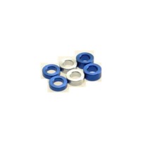 Hiro Seiko 3mm Alloy Spacer Set (1.5t/2.0t/2.5t) [Y-Blue] ( 6 pcs (2 pcs each)) HS-69457