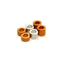 Hiro Seiko 3mm Alloy Spacer Set (3.0t/4.0t/5.0t) [Orange] ( 6 pcs (2 pcs each)) HS-69467