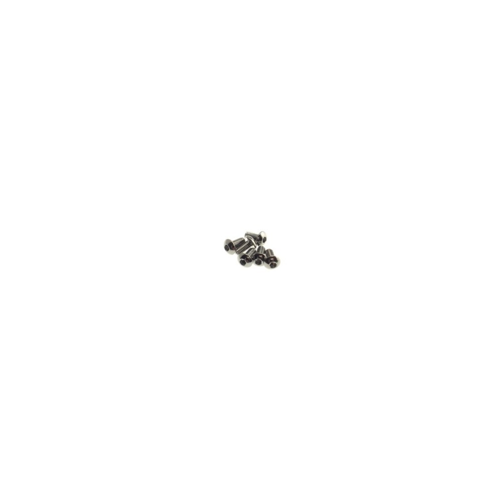 Hiro Seiko Hex Socket Button Head Screw M3x6 [S-Black] ( 6 pcs) HS-69492