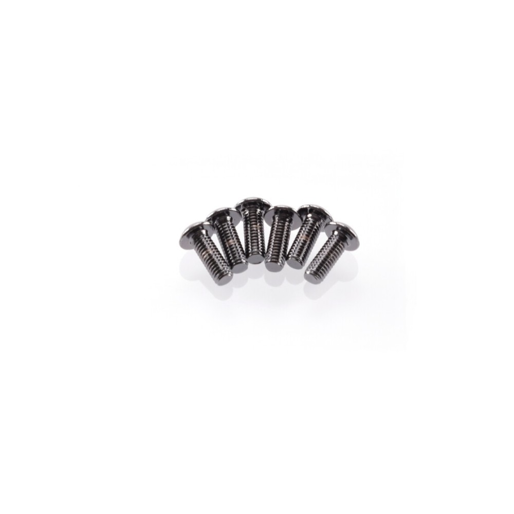 Hiro Seiko Hex Socket Button Head Screw M3x8 [S-Black] ( 6 pcs) HS-69493