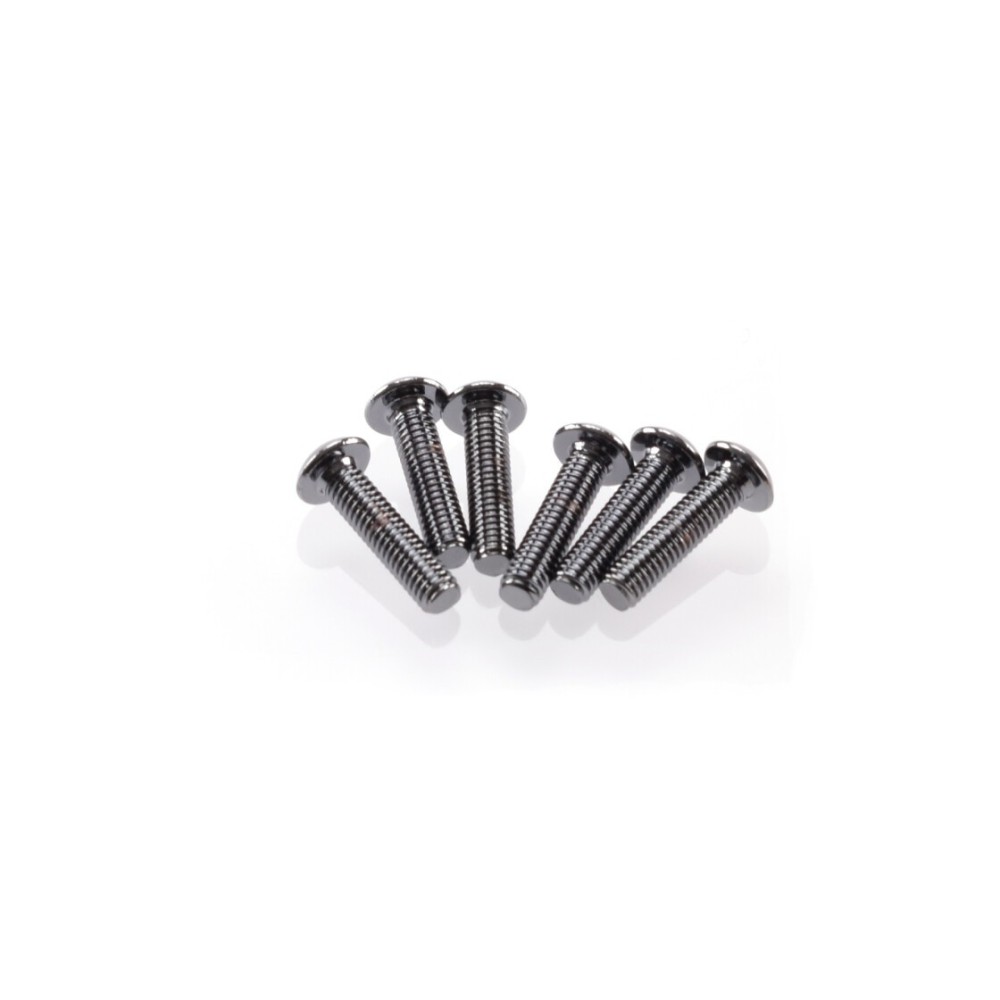 Hiro Seiko Hex Socket Button Head Screw M3x12 [S-Black] ( 6 pcs) HS-69495