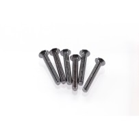 Hiro Seiko Hex Socket Button Head Screw M3x20 [S-Black] ( 6 pcs) HS-69499