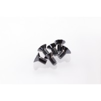 Hiro Seiko Hex Socket Flat Head Screw M3x6 [S-Black] ( 6 pcs) HS-69524