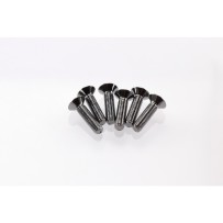 Hiro Seiko Hex Socket Flat Head Screw M3x12 [S-Black] ( 6 pcs) HS-69527