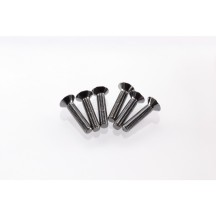 Hiro Seiko Hex Socket Flat Head Screw M3x14 [S-Black] ( 6 pcs) HS-69528