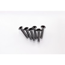 Hiro Seiko Hex Socket Flat Head Screw M3x16 [S-Black] ( 6 pcs) HS-69529