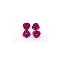 Bague en Vermeil Forme Fleur et Véritable Rubis Ovale et Topazes