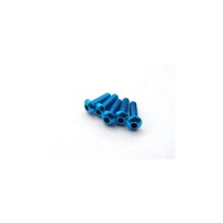 Hiro Seiko Alloy Hex Socket Button Head Screw M3x12 [T-Blue] ( 5 pcs) HS-69622