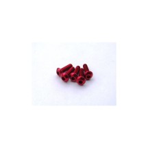 Hiro Seiko Alloy Hex Socket Button Head Screw M3x10 [Red] ( 5 pcs) HS-69629
