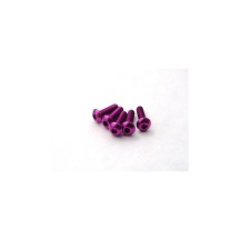 Hiro Seiko Alloy Hex Socket Button Head Screw M3x8 [Purple] ( 5 pcs) HS-69632