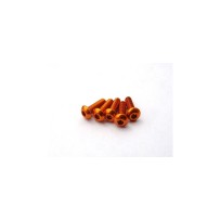 Hiro Seiko Alloy Hex Socket Button Head Screw M3x6 [Orange] ( 5 pcs) HS-69635