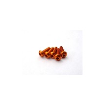 Hiro Seiko Alloy Hex Socket Button Head Screw M3x12 [Orange] ( 5 pcs) HS-69638