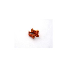Hiro Seiko Alloy Hex Socket Flat Head Screw M3x10 [Orange] ( 5 pcs) HS-69657