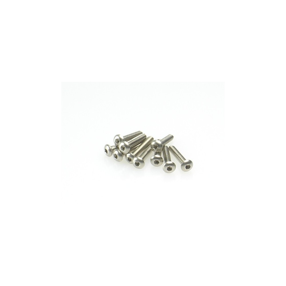 Hiro Seiko Hex Socket Button Head Screw M3x14 ( 10 pcs) HS-69659 Hiro Seiko Hex Socket Button Head Screw M3x14 ( 10 pcs) HS-69659