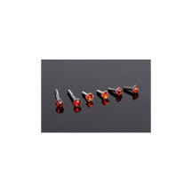 Hiro Seiko Crystal Screw (EX-1 KIY) [Red] (SWAROVSKI Crystal) HS-69667