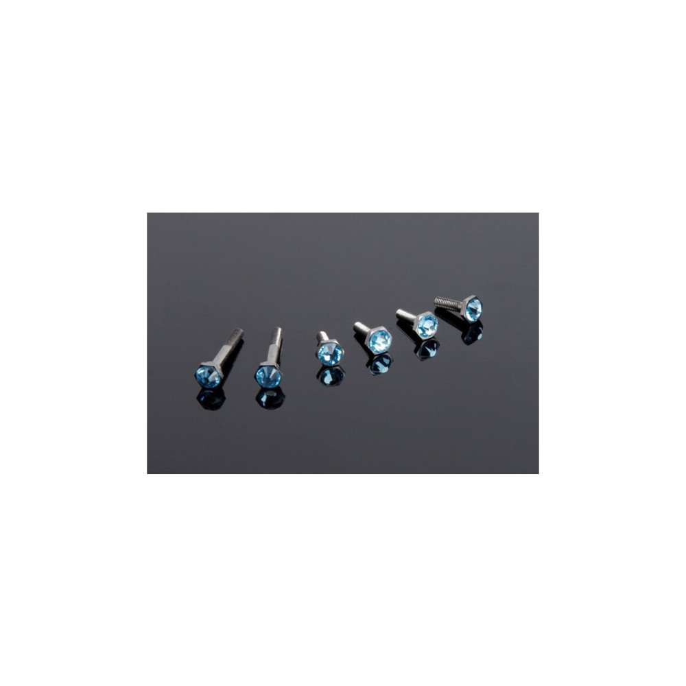 Hiro Seiko Crystal Screw (EX-1 KIY) [T-Blue] (SWAROVSKI Crystal) HS-69670