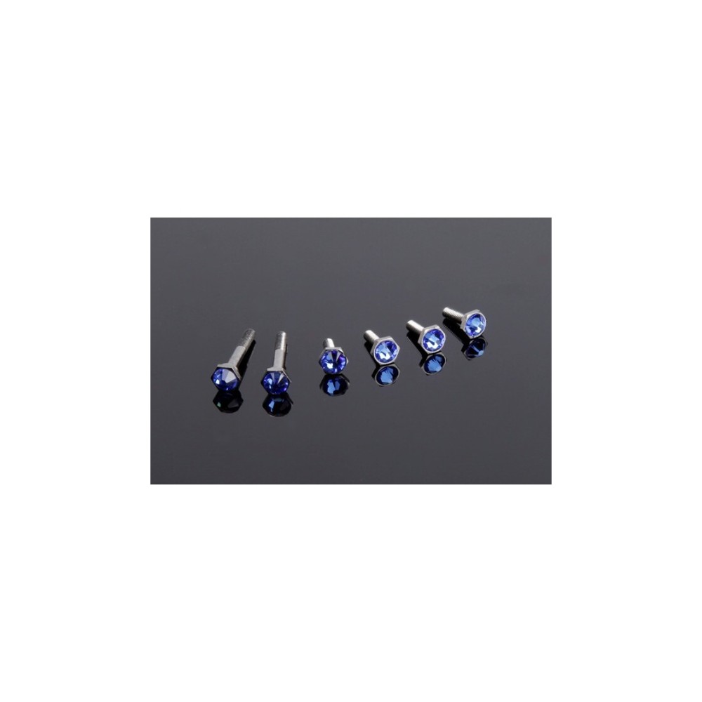 Hiro Seiko Crystal Screw (EX-1 KIY) [Y-Blue] (SWAROVSKI Crystal) HS-69671
