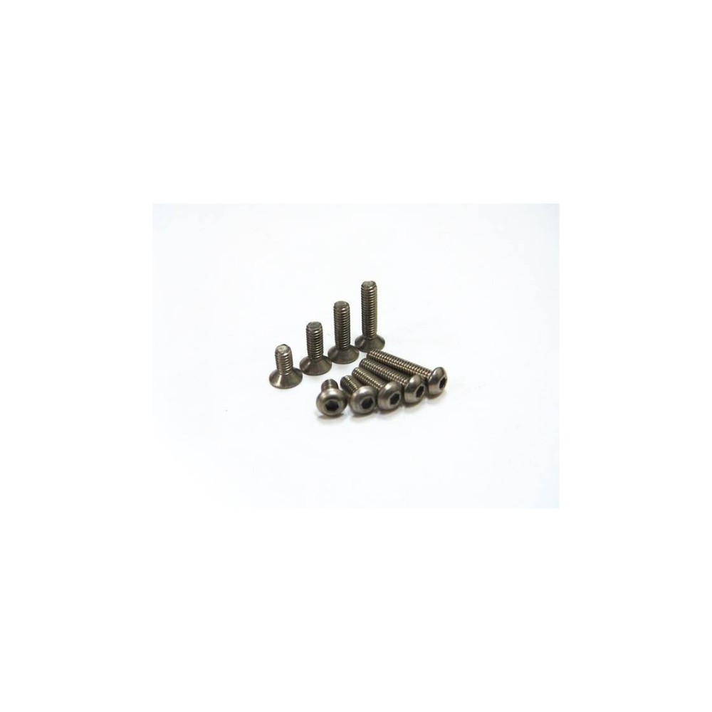 Hiro Seiko Titanium Hex Socket Button Head Screw M3x10 ( 5 pcs) HS-69681 Hiro Seiko Titanium Hex Socket Button Head Screw M3x10 ( 5 pcs) HS-69681