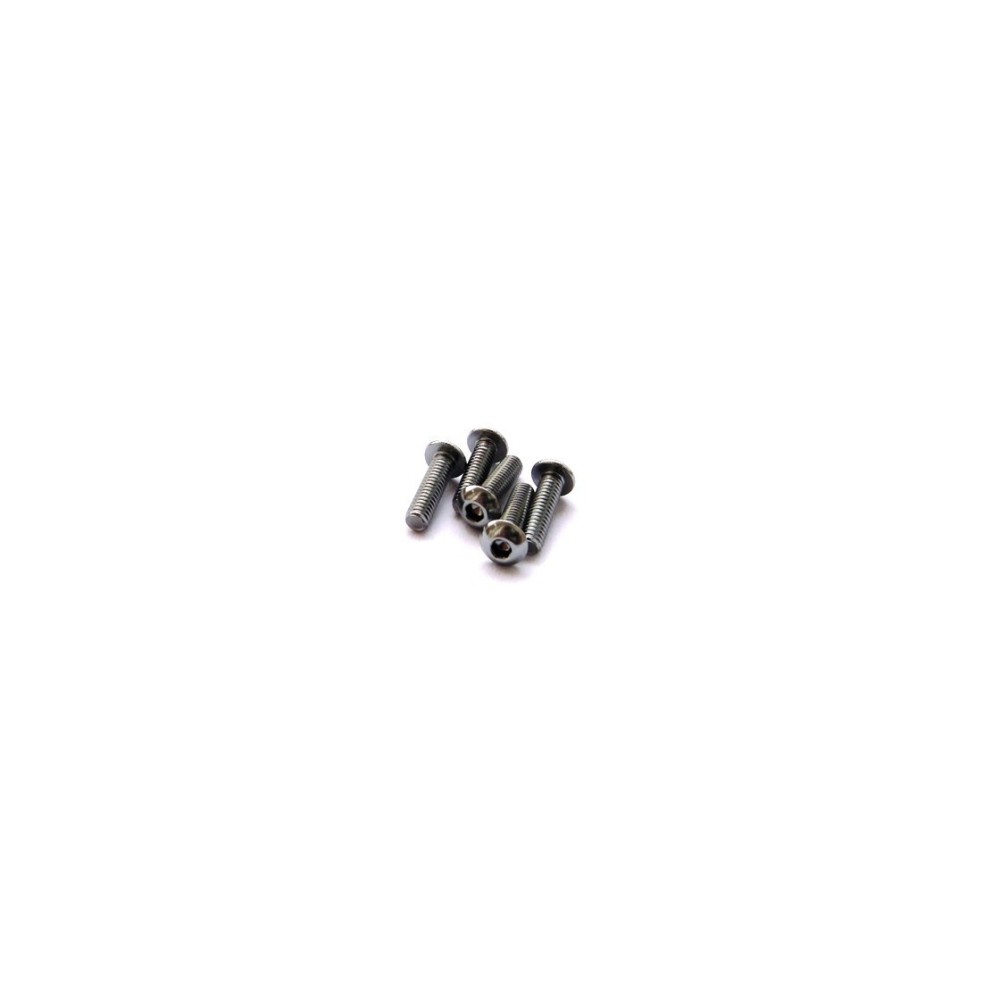 Hiro Seiko Alloy Hex Socket Button Head Screw M3x10 [S-Black] ( 5 pcs HS-69736