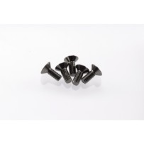 Hiro Seiko Alloy Hex Socket Flat Head Screw M3x8 [S-Black] ( 5 pcs) HS-69739