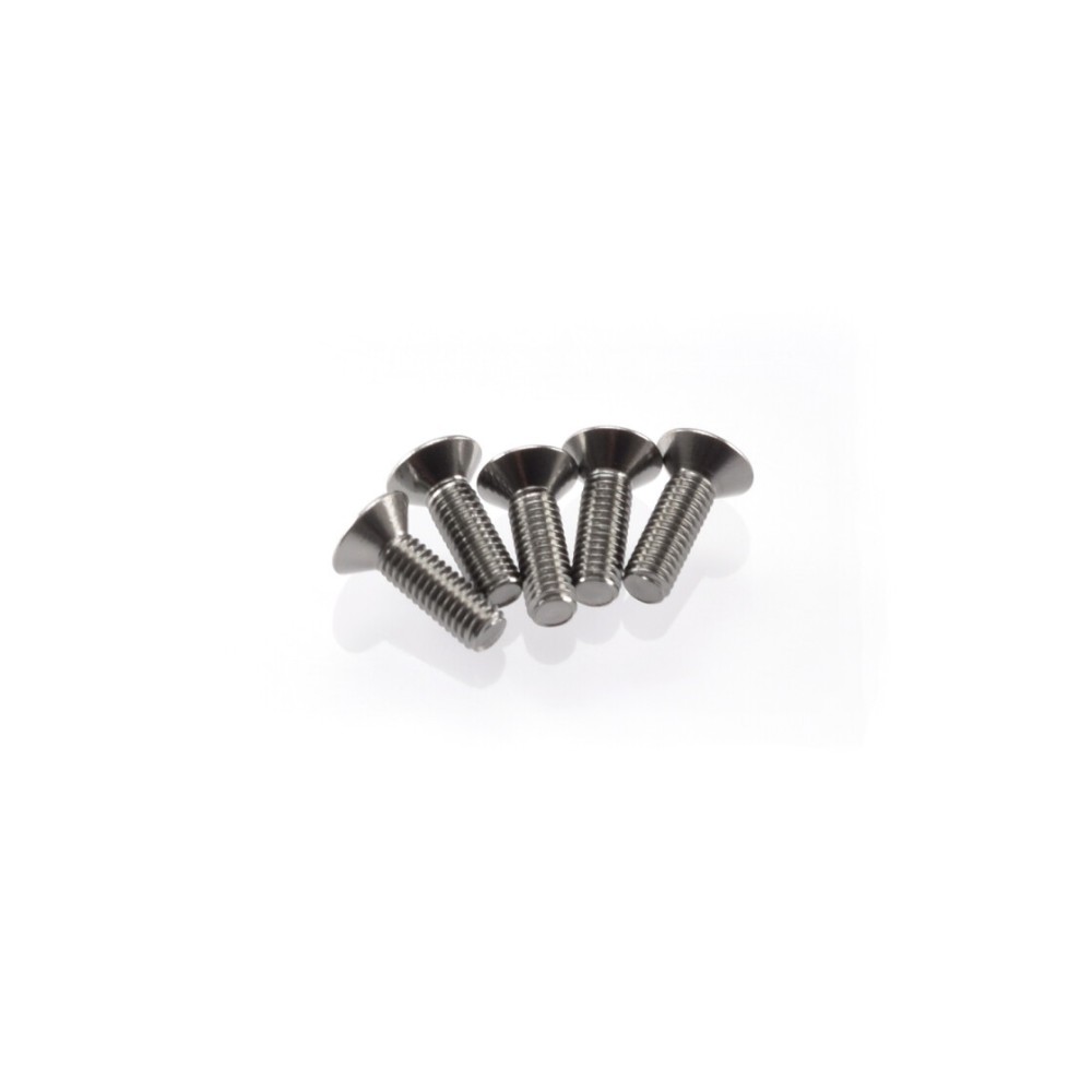 Hiro Seiko Alloy Hex Socket Flat Head Screw M3x10 [S-Black] ( 5 pcs) HS-69740