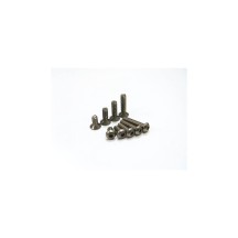 Hiro Seiko Titanium Hex Socket Flat Head Screw M3x15 ( 4 pcs) HS-69789