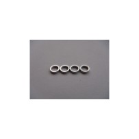 Hiro Seiko 4mm Alloy Spacer (1.5t) [Silver] (4 pcs) HS-69843
