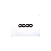 Hiro Seiko 4mm Alloy Spacer (1.5t) [Black] (4 pcs) HS-69844