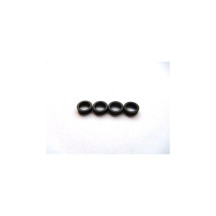 Hiro Seiko 4mm Alloy Spacer (2.0t) [Black] (4 pcs) HS-69846