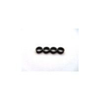 Hiro Seiko 4mm Alloy Spacer (2.0t) [Black] (4 pcs) HS-69846