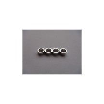 Hiro Seiko 4mm Alloy Spacer (3.0t) [Silver] (4 pcs) HS-69847