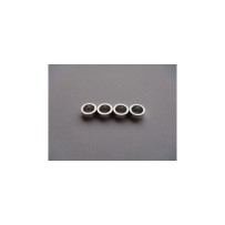 Hiro Seiko 4mm Alloy Spacer (3.0t) [Silver] (4 pcs) HS-69847