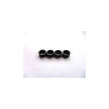 Hiro Seiko 4mm Alloy Spacer (3.0t) [Black] (4 pcs) HS-69848