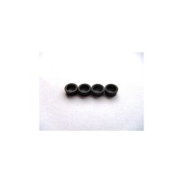 Hiro Seiko 4mm Alloy Spacer (3.0t) [Black] (4 pcs) HS-69848