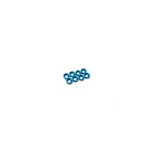 Hiro Seiko 3mm Alloy Countersunk Washer (S-Size) [T-Blue] ( 8 pcs) HS-69879