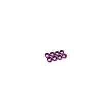 Hiro Seiko 3mm Alloy Countersunk Washer (S-Size) [Purple] ( 8 pcs) HS-69881