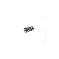 Hiro Seiko 3mm Alloy Countersunk Washer (S-Size) [Black] ( 8 pcs) HS-69883
