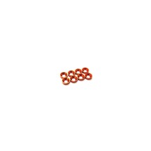 Hiro Seiko 3mm Alloy Countersunk Washer (S-Size) [Orange] ( 8 pcs) HS-69884