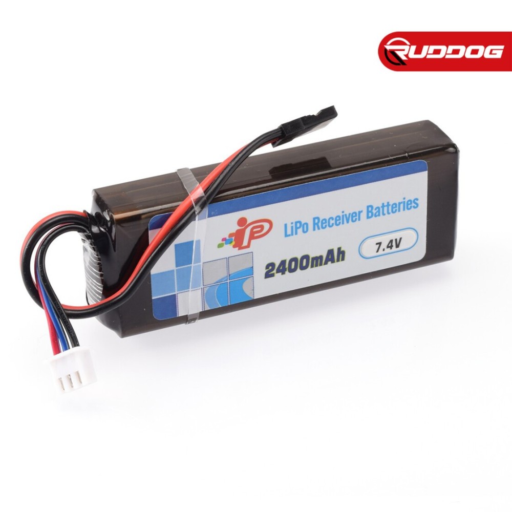 Intellect 2400mAh 7.4V RX LiPo Straight IP-752880-2S-SQ Intellect 2400mAh 7.4V RX LiPo Straight IP-752880-2S-SQ