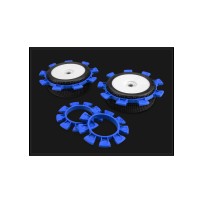 JConcepts Satellite tire gluing rubber bands - blue - fits 1-10th, SCT and 1-8th buggy JCO2212-1