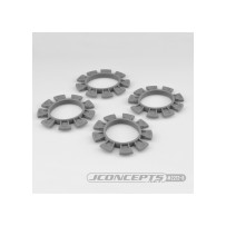 JConcepts Satellite tire gluing rubber bands - gray - fits 1-10th, SCT and 1-8th buggy JCO2212-8
