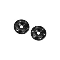 JConcepts Finnisher - 1-8th buggy / truck - screw-in type aluminum wing button - black JCO2214-2
