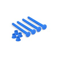 JConcepts 1-8th off-road tire stick - holds 4 mounted tires blue - 4pc. JCO2431-1