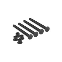 JConcepts 1-8th off-road tire stick - holds 4 mounted tires black - 4pc. JCO2431-2