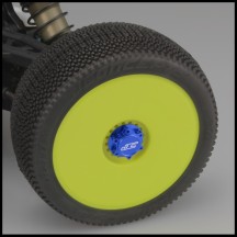 Tuerca de rueda Fin 1/8 azul Jconcepts