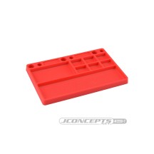 Bandeja de goma roja JConcepts JCO2550-7 para piezas