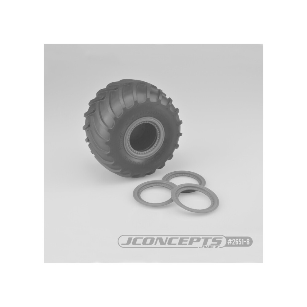 Anillos beadlock plateados Jconcepts para llantas Tribute Anillos beadlock plateados Jconcepts para llantas Tribute